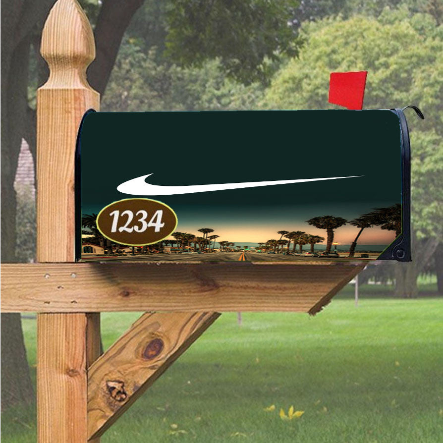 Nike California Way Magnetic Mailbox Cover 18" X 21" Outdoor Decor