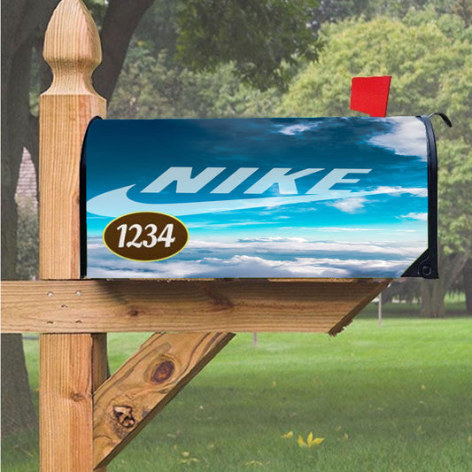 Nike In Cloud Magnetic Mailbox Cover 18" X 21" Outdoor Decor