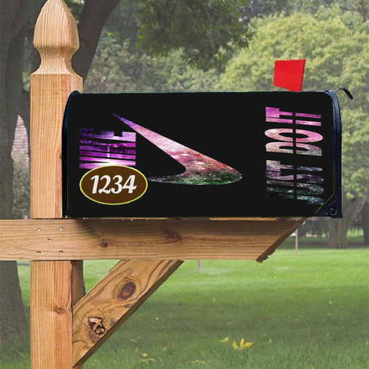 Nike Just Do It Galaxy Nebula 1 Magnetic Mailbox Cover 18" X 21" Outdoor Decor