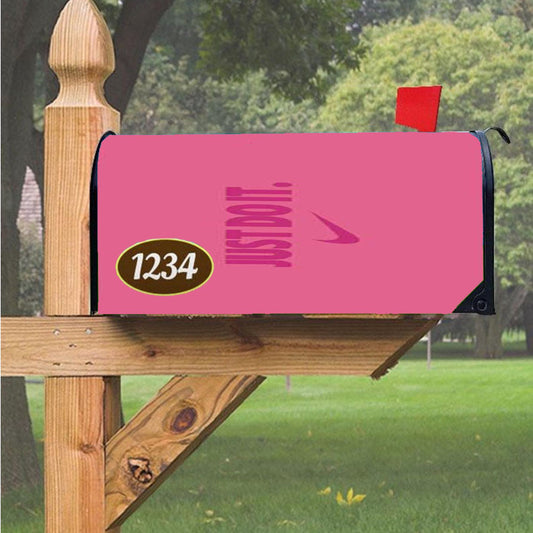 Nike Just Do It Pinks Magnetic Mailbox Cover 18" X 21" Outdoor Decor