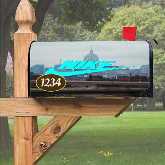 Nike London View Best Magnetic Mailbox Cover 18" X 21" Outdoor Decor
