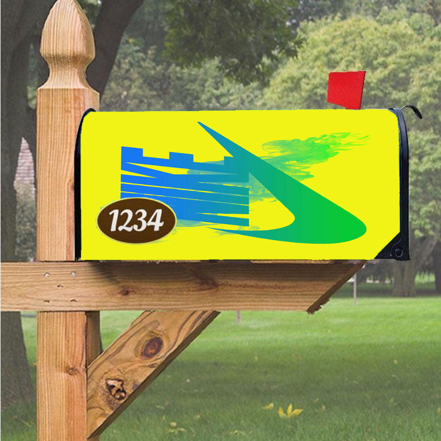 Nike Neon Magnetic Mailbox Cover 18" X 21" Outdoor Decor