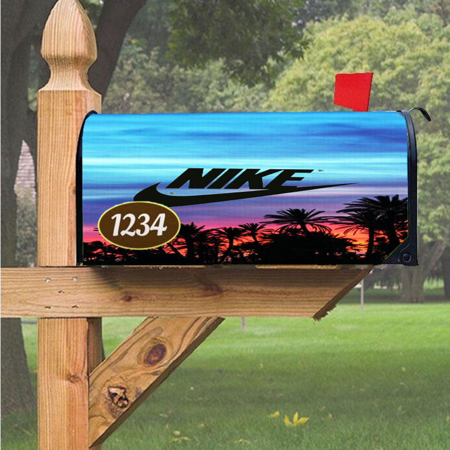 Nike Palm After Magnetic Mailbox Cover 18" X 21" Outdoor Decor