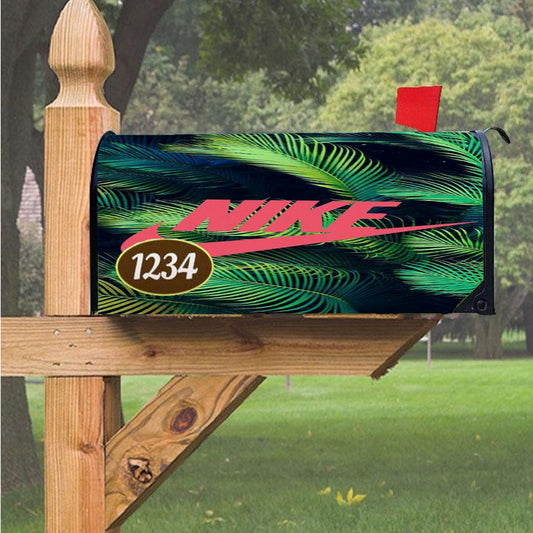 Nike Palm Pink Magnetic Mailbox Cover 18" X 21" Outdoor Decor