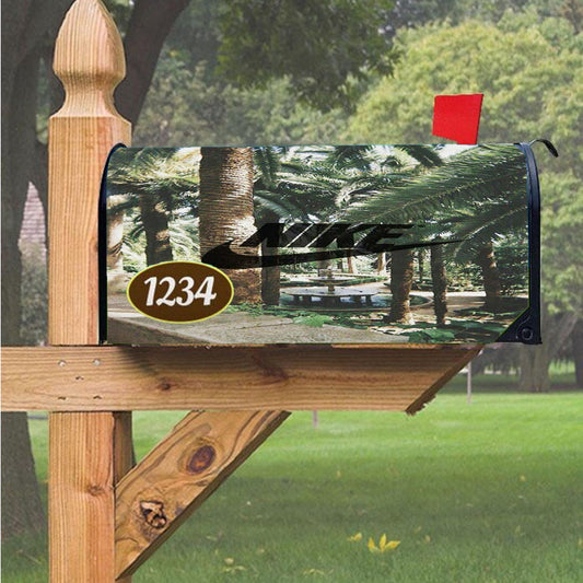 Nike Palm Private Magnetic Mailbox Cover 18" X 21" Outdoor Decor