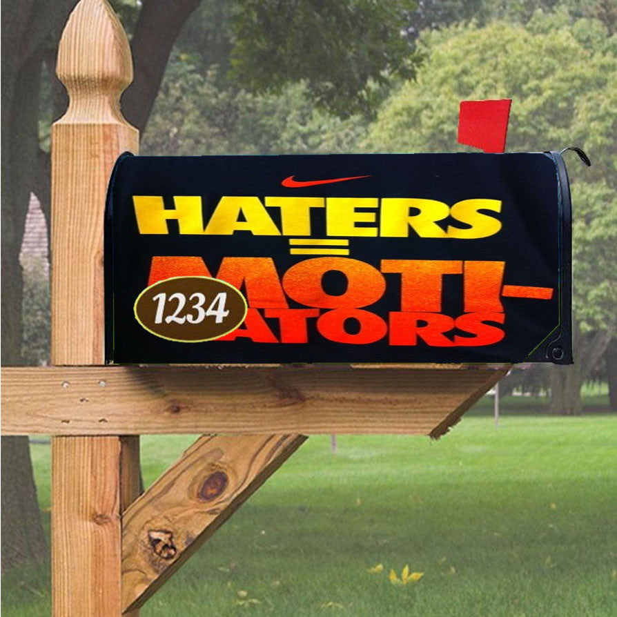 Nike Quotes Magnetic Mailbox Cover 18" X 21" Outdoor Decor