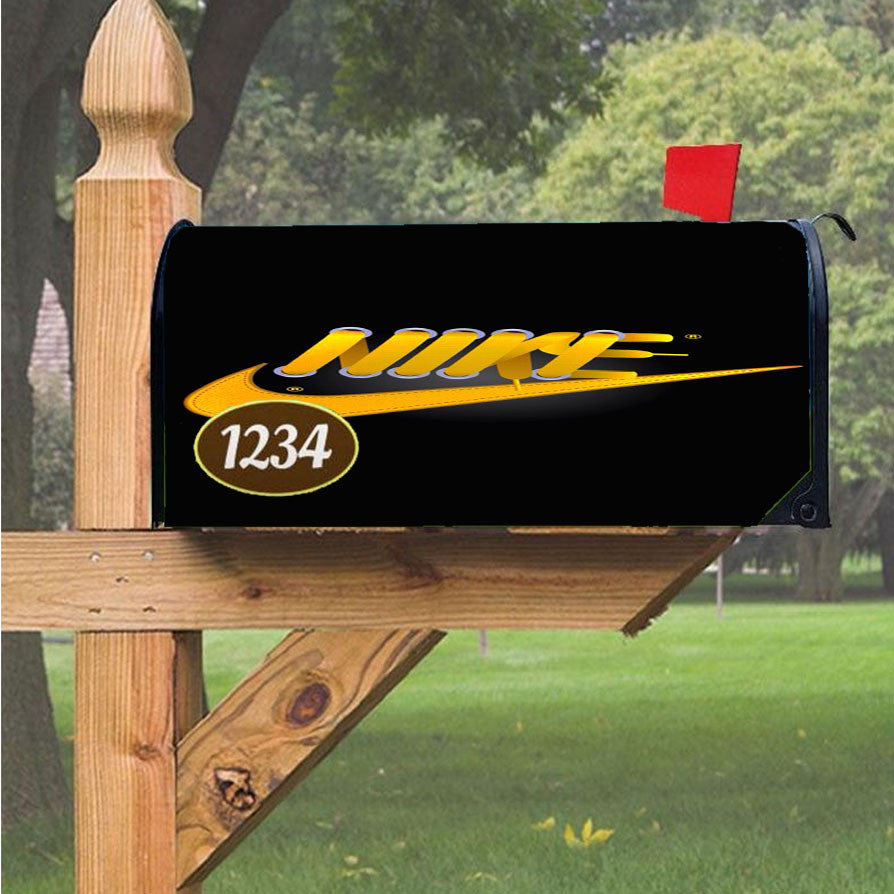 Nike Shoelace Magnetic Mailbox Cover 18" X 21" Outdoor Decor