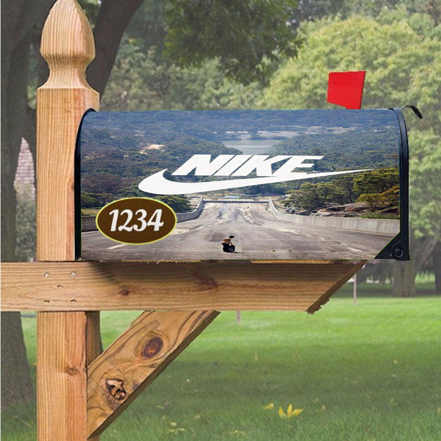 Nike Skateboards 2 Magnetic Mailbox Cover 18" X 21" Outdoor Decor