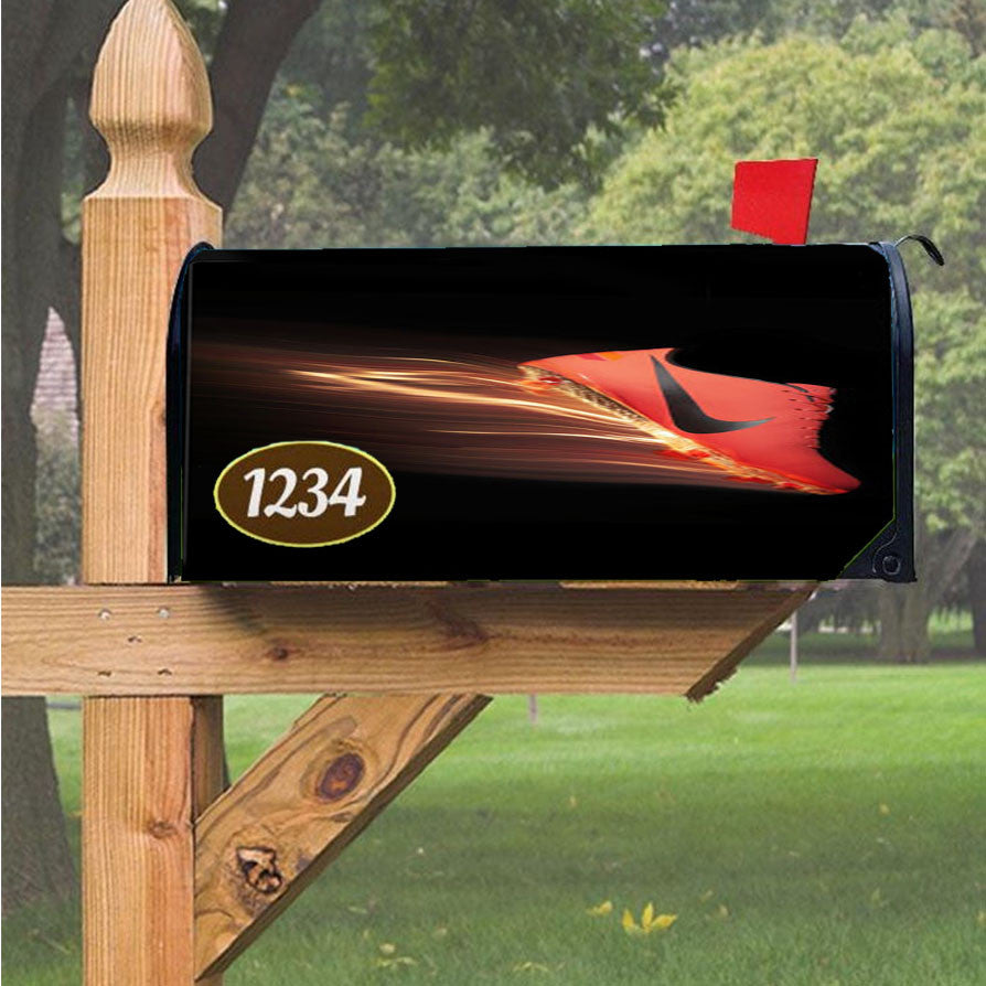 Nike Soccer Shoes Magnetic Mailbox Cover 18" X 21" Outdoor Decor
