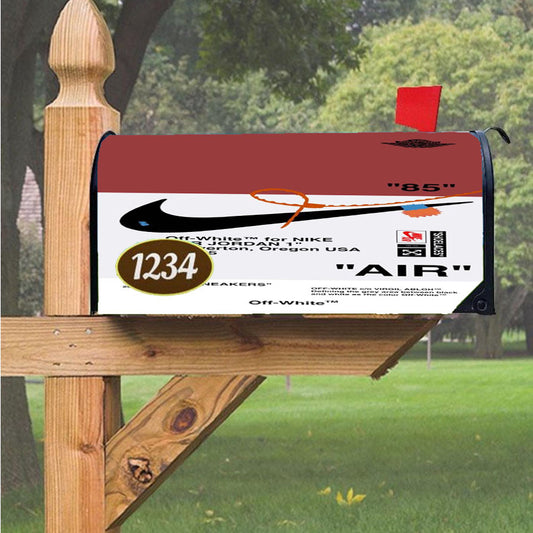 Nike X Off White Magnetic Mailbox Cover 18" X 21" Outdoor Decor