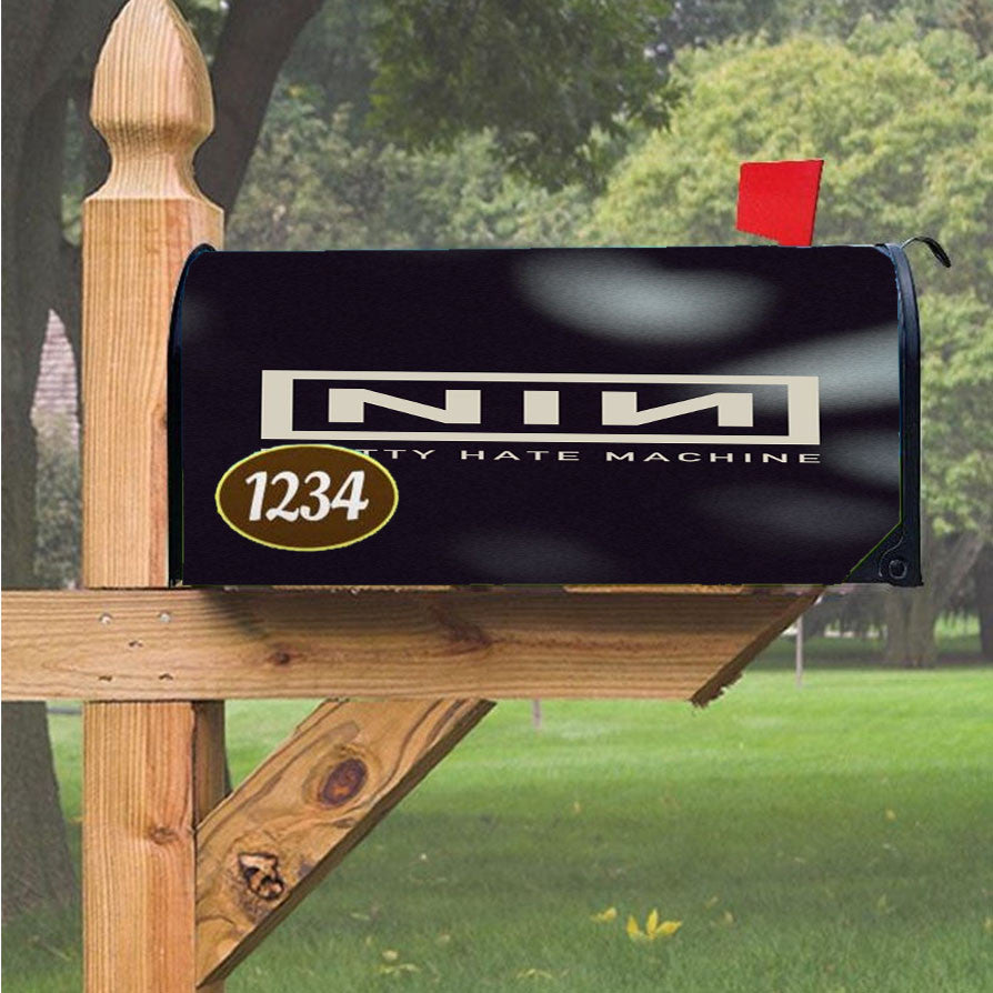 Nine Inch Nails Magnetic Mailbox Cover 18" X 21" Outdoor Decor