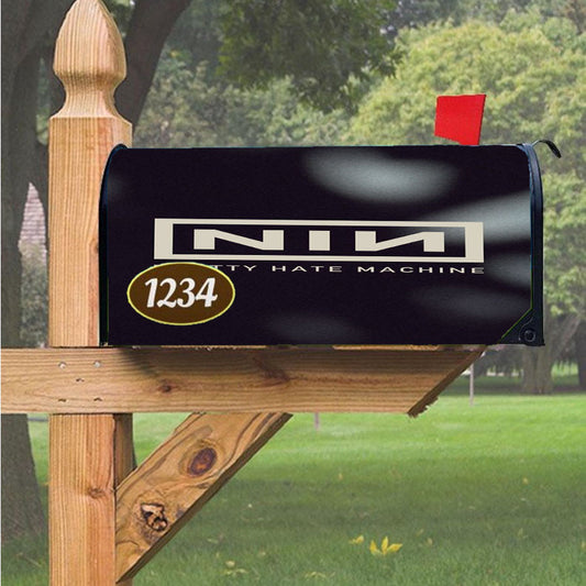 Nine Inch Nails Magnetic Mailbox Cover 18" X 21" Outdoor Decor