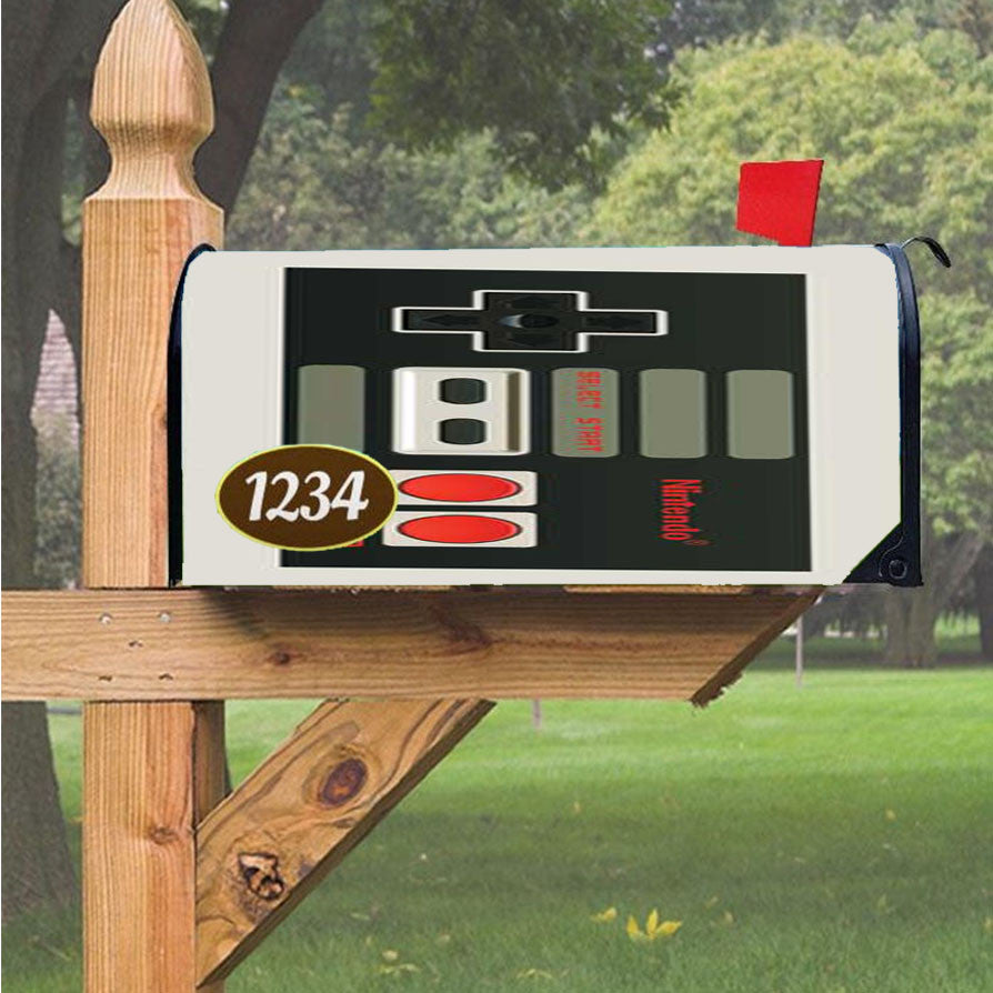 Nintendo Controller Magnetic Mailbox Cover 18" X 21" Outdoor Decor
