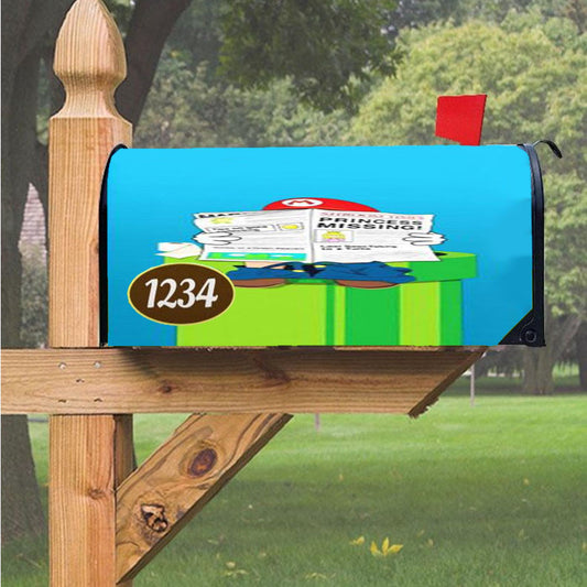 Nintendo Super Mario Magnetic Mailbox Cover 18" X 21" Outdoor Decor