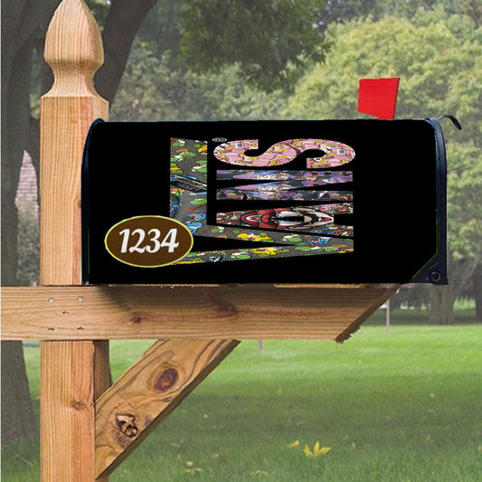 Nintendo X Vans Collabs Magnetic Mailbox Cover 18" X 21" Outdoor Decor