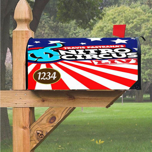 Nitro Circus Action Sport Pastrana Magnetic Mailbox Cover 18" X 21" Outdoor Decor