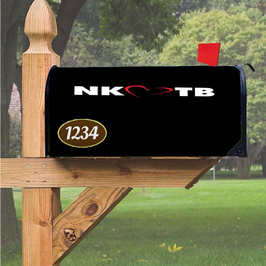 Nkotb Heart Logo Inspired Magnetic Mailbox Cover 18" X 21" Outdoor Decor