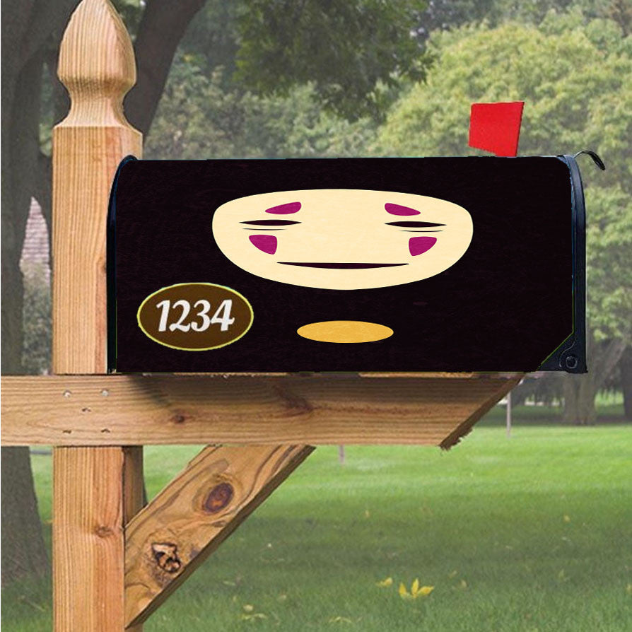 No Face Spirited Away Magnetic Mailbox Cover 18" X 21" Outdoor Decor