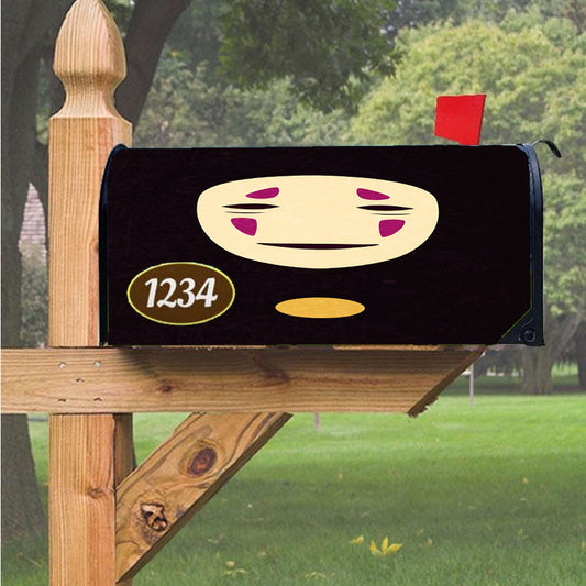 No Face Spirited Away Magnetic Mailbox Cover 18" X 21" Outdoor Decor
