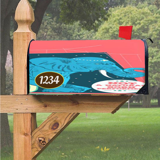 Not A Naturan Born Performer Magnetic Mailbox Cover 18" X 21" Outdoor Decor