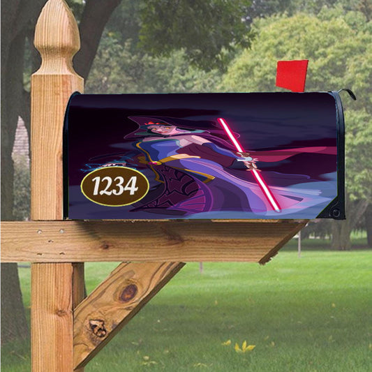 Now White Disney Princess Star Wars Magnetic Mailbox Cover 18" X 21" Outdoor Decor