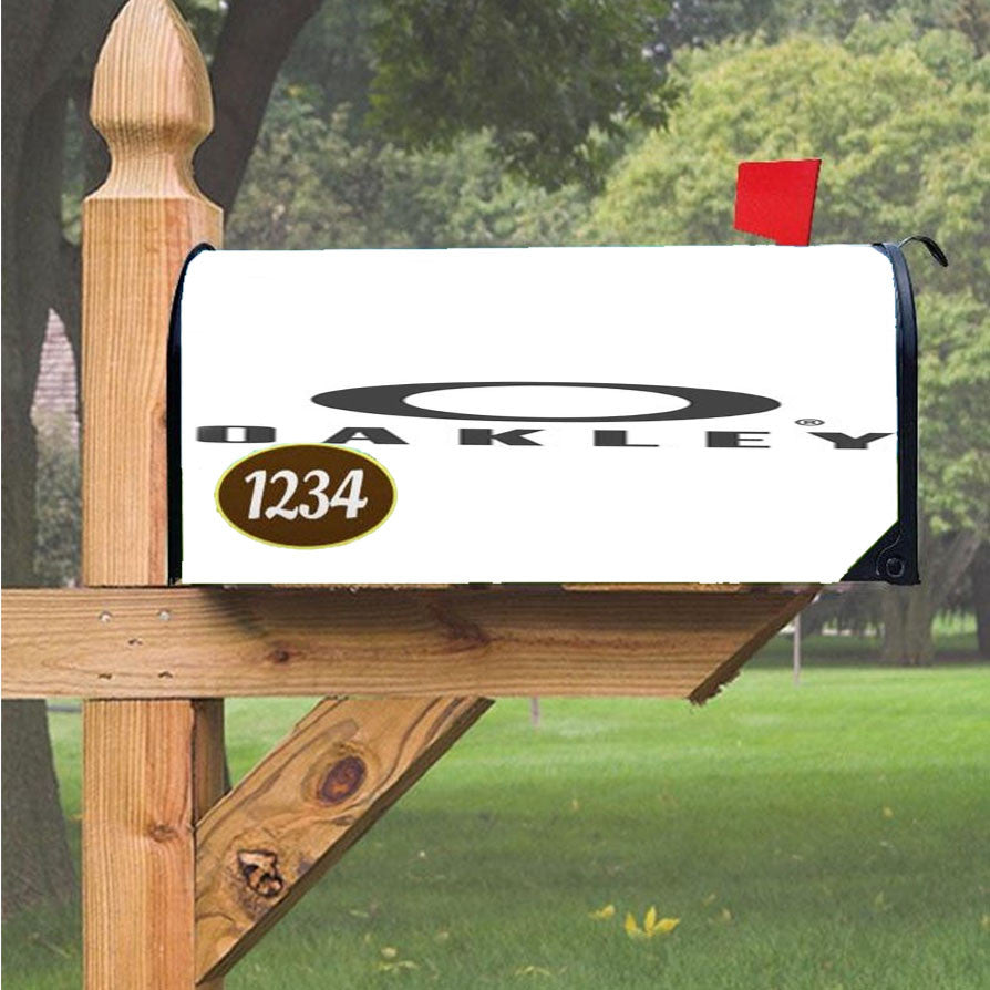 Oakley White Magnetic Mailbox Cover 18" X 21" Outdoor Decor