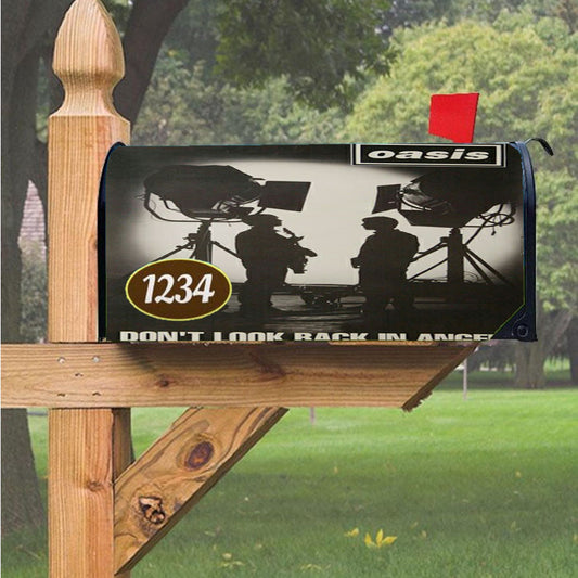 Oasis Sont Look Back In Anger Magnetic Mailbox Cover 18" X 21" Outdoor Decor