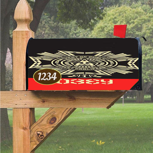 Obey Clothing Magnetic Mailbox Cover 18" X 21" Outdoor Decor