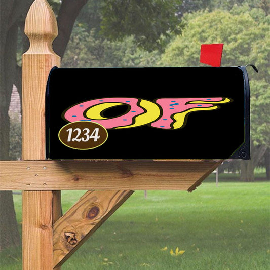 Obey Doughnut Odd Future Ofwgkta Magnetic Mailbox Cover 18" X 21" Outdoor Decor