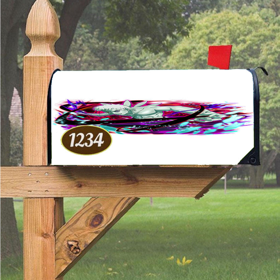 Obito Uchiha Jubi Style Magnetic Mailbox Cover 18" X 21" Outdoor Decor
