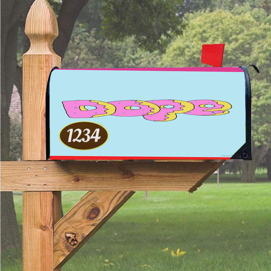Odd Future Dope Magnetic Mailbox Cover 18" X 21" Outdoor Decor