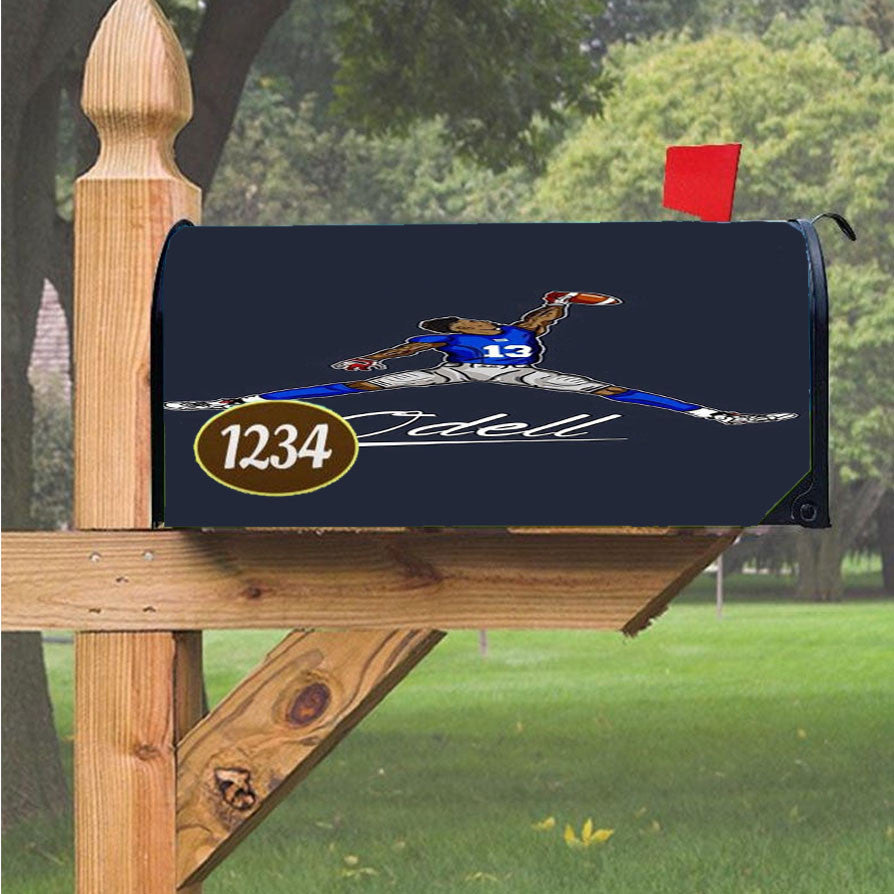Odell Beckham Jr Logo Magnetic Mailbox Cover 18" X 21" Outdoor Decor