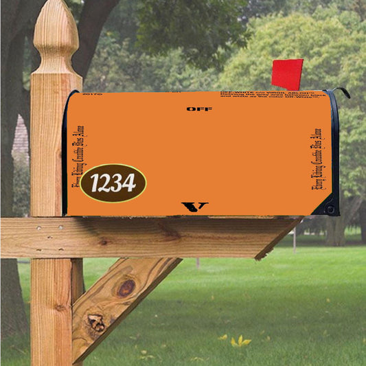 Off White Vlone Oran Magnetic Mailbox Cover 18" X 21" Outdoor Decor