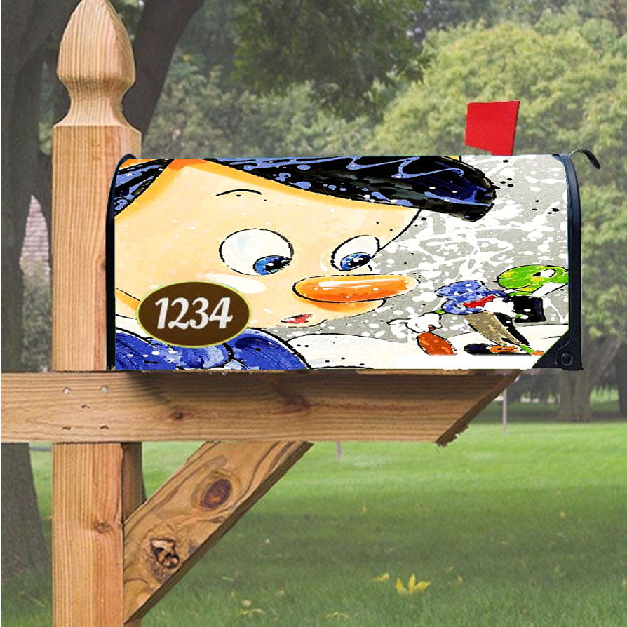 Oh Boy Disney Pinocchio Magnetic Mailbox Cover 18" X 21" Outdoor Decor
