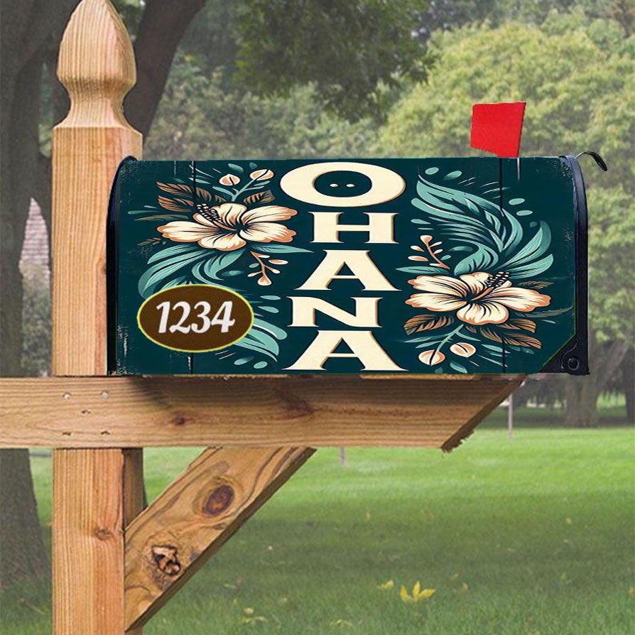 Ohana Magnetic Mailbox Cover 18" X 21" Outdoor Decor