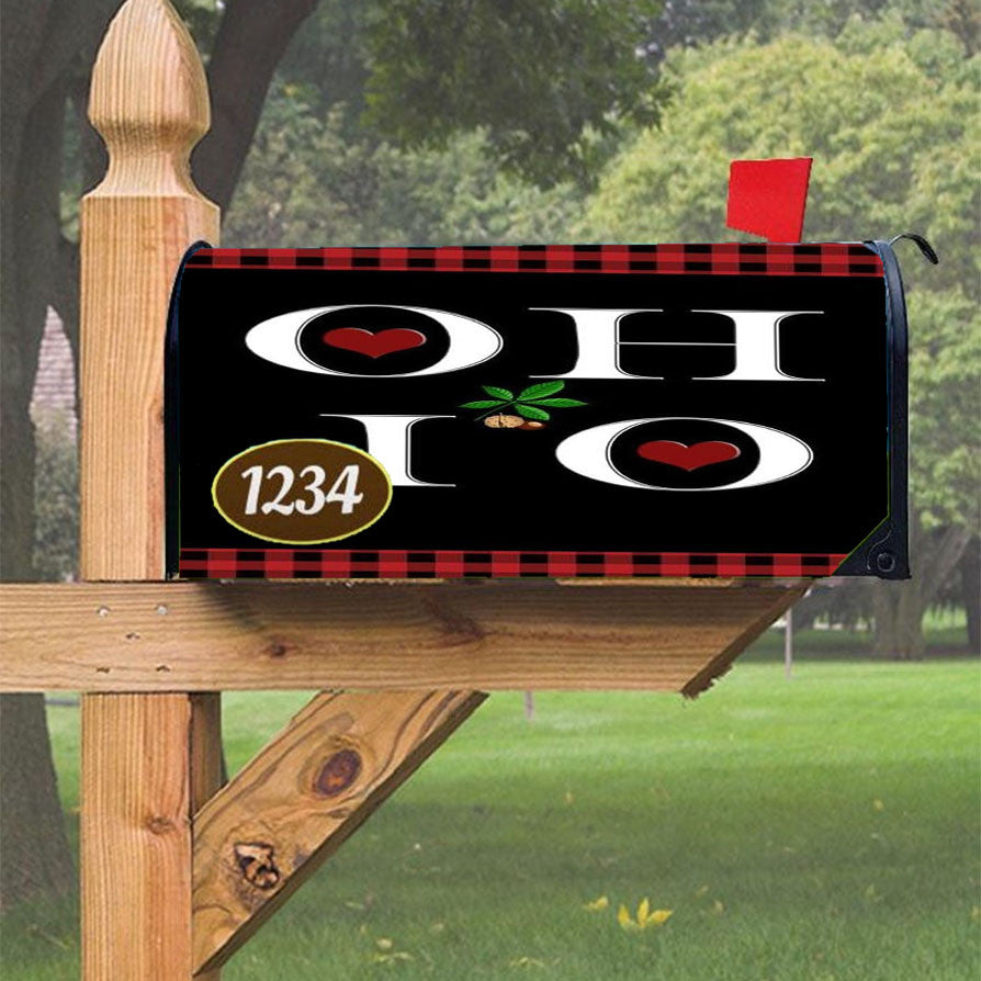 Ohio Magnetic Mailbox Cover 18" X 21" Outdoor Decor