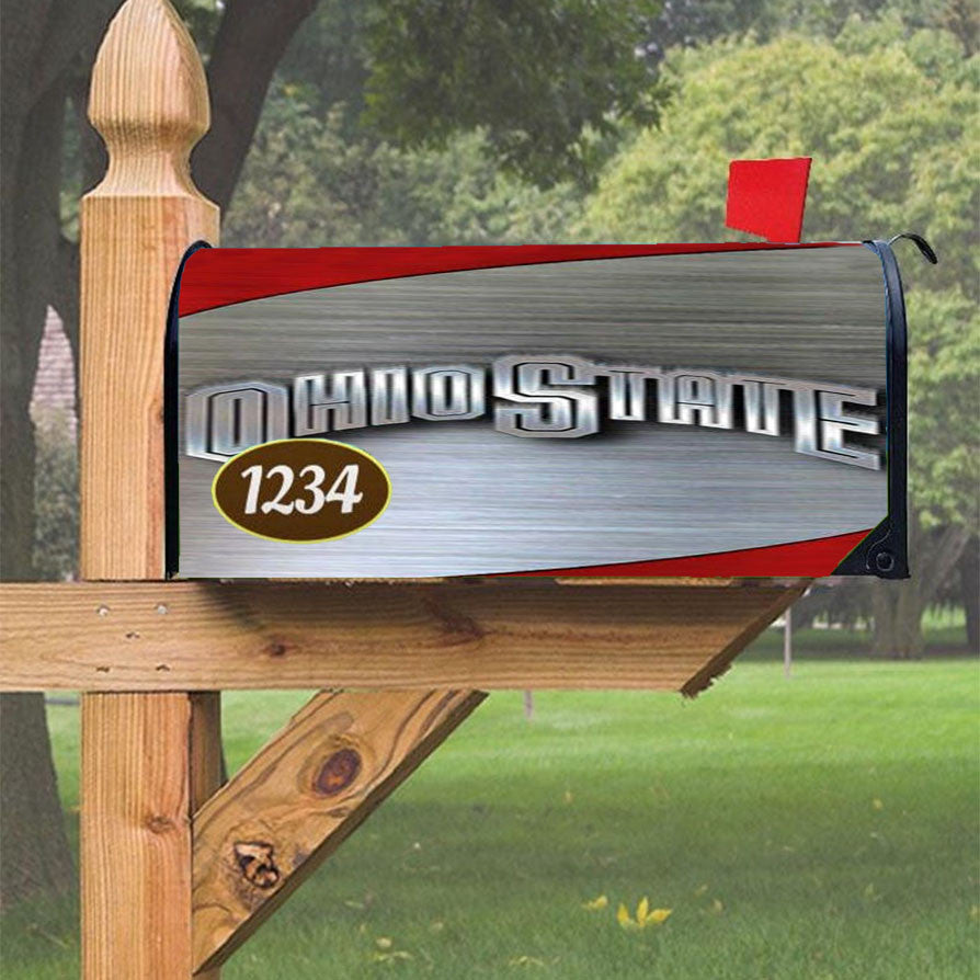 Ohio State University Magnetic Mailbox Cover 18" X 21" Outdoor Decor
