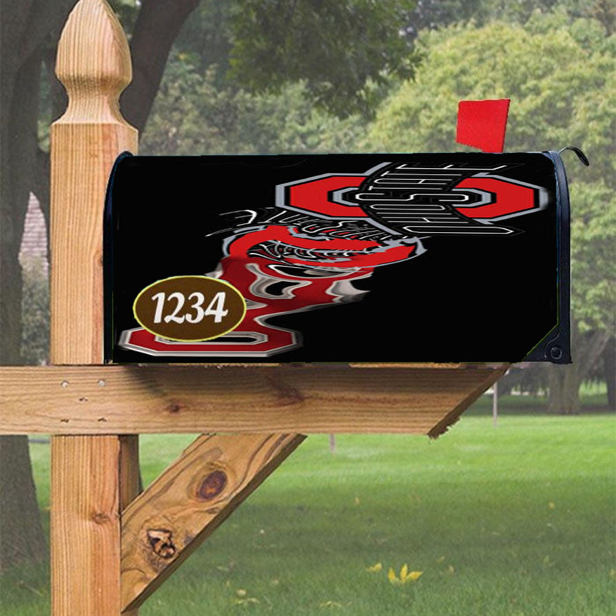 Ohio State University Art Magnetic Mailbox Cover 18" X 21" Outdoor Decor