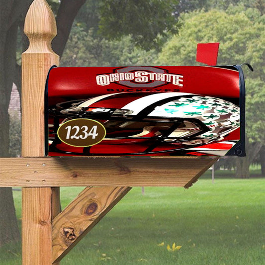 Ohio State Watch Buckeyes Fossil Mens Magnetic Mailbox Cover 18" X 21" Outdoor Decor