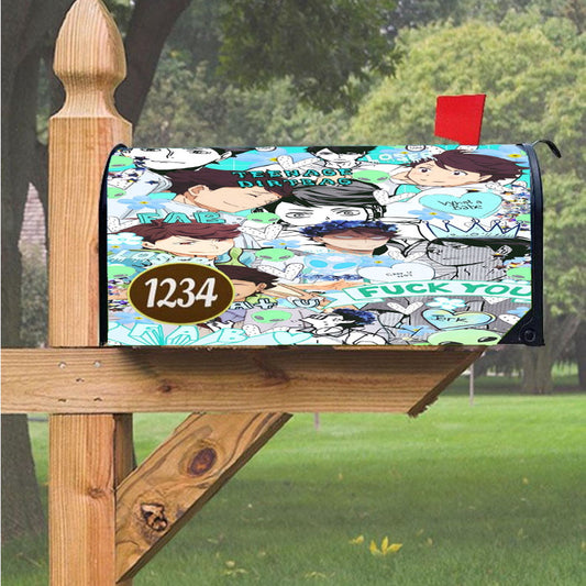 Oikawa Tooru Haikyuu Seijou High Team Magnetic Mailbox Cover 18" X 21" Outdoor Decor