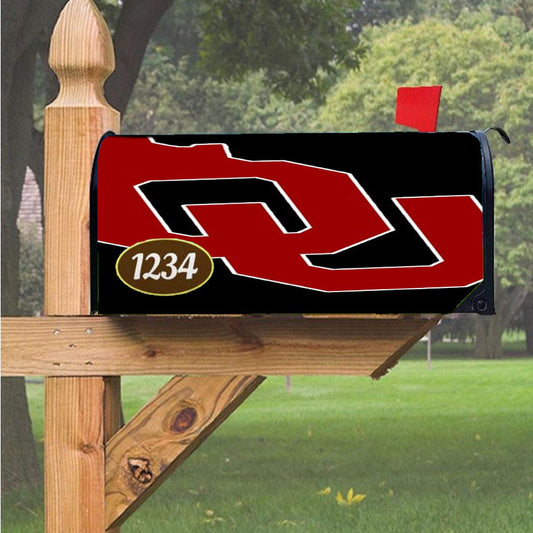 Oklahoma Sooners 2 Aa Magnetic Mailbox Cover 18" X 21" Outdoor Decor