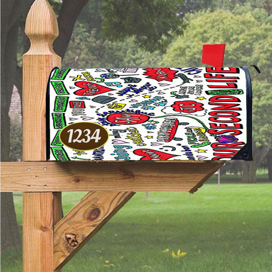 Ol Our Second Life Magnetic Mailbox Cover 18" X 21" Outdoor Decor