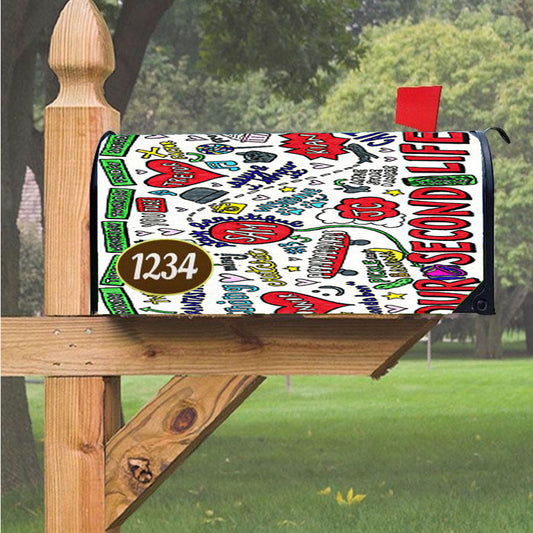 Ol Our Second Life Magnetic Mailbox Cover 18" X 21" Outdoor Decor