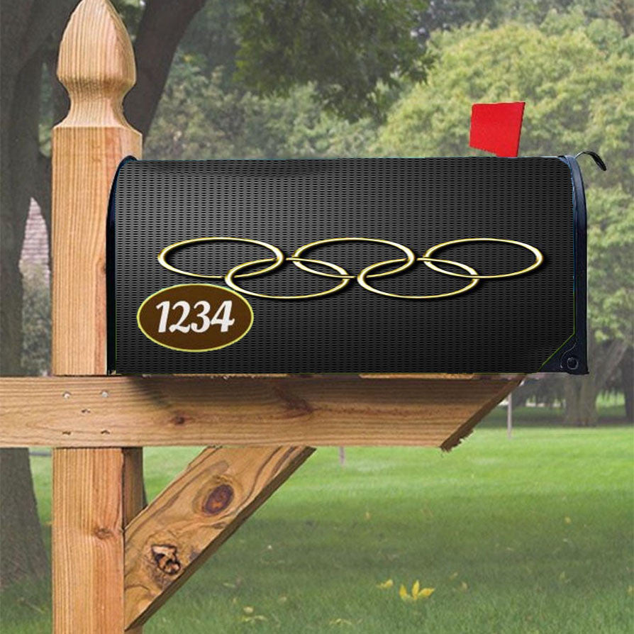 Olympic Games Magnetic Mailbox Cover 18" X 21" Outdoor Decor