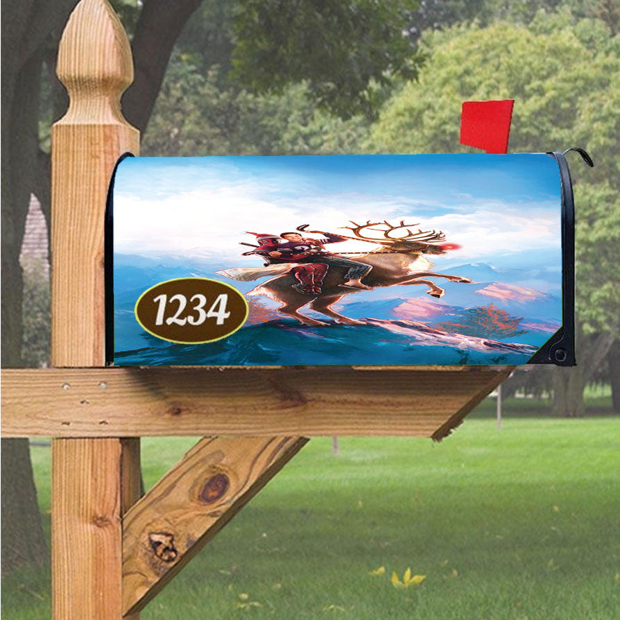 Once Upon A Deadpool Magnetic Mailbox Cover 18" X 21" Outdoor Decor