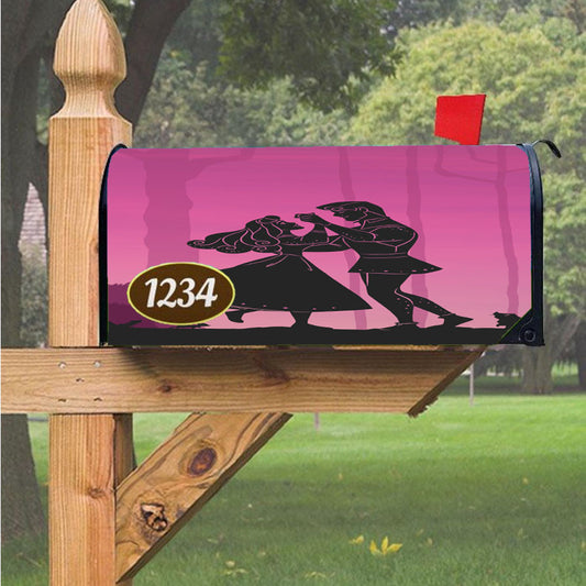 Onceupon A Time Sleeping Beauty Magnetic Mailbox Cover 18" X 21" Outdoor Decor