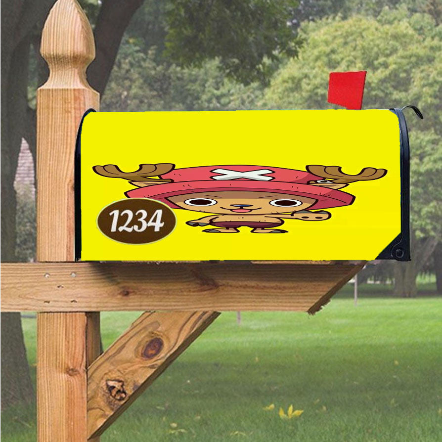 One Piece Chopper Magnetic Mailbox Cover 18" X 21" Outdoor Decor