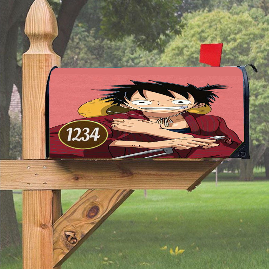 One Piece Go Magnetic Mailbox Cover 18" X 21" Outdoor Decor