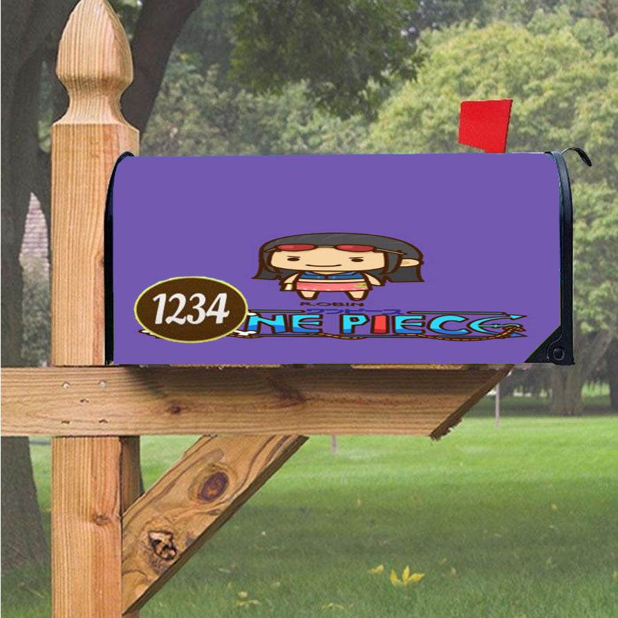 One Piece Robin Magnetic Mailbox Cover 18" X 21" Outdoor Decor