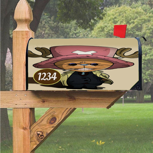 One Piece Tony Tony Chopper Magnetic Mailbox Cover 18" X 21" Outdoor Decor